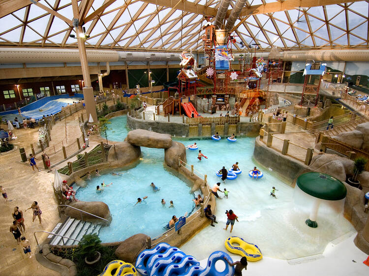 America's best indoor water parks where you can slide all year long