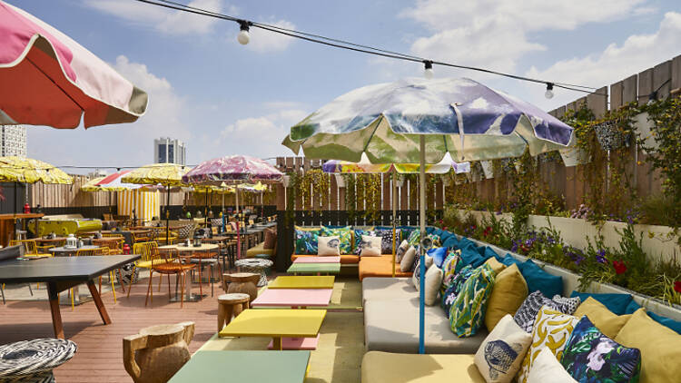 The rooftop at Mama Shelter The rooftop at Mama Shelter