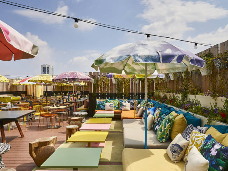 The rooftop at Mama Shelter The rooftop at Mama Shelter