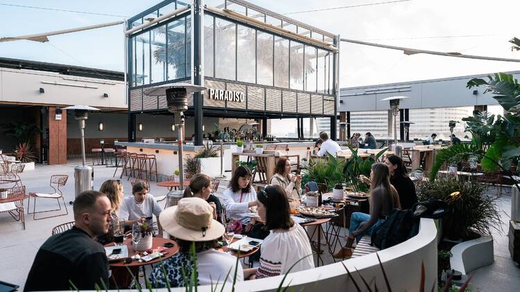 Bar Paradiso on the rooftop at Time Out Market Barcelona Bar Paradiso on the rooftop at Time Out Market Barcelona