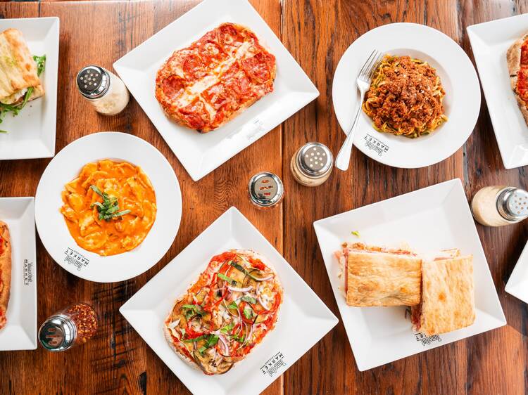 Roman-style pizzas, pastas and other Italian favorites come to Time Out Market Chicago